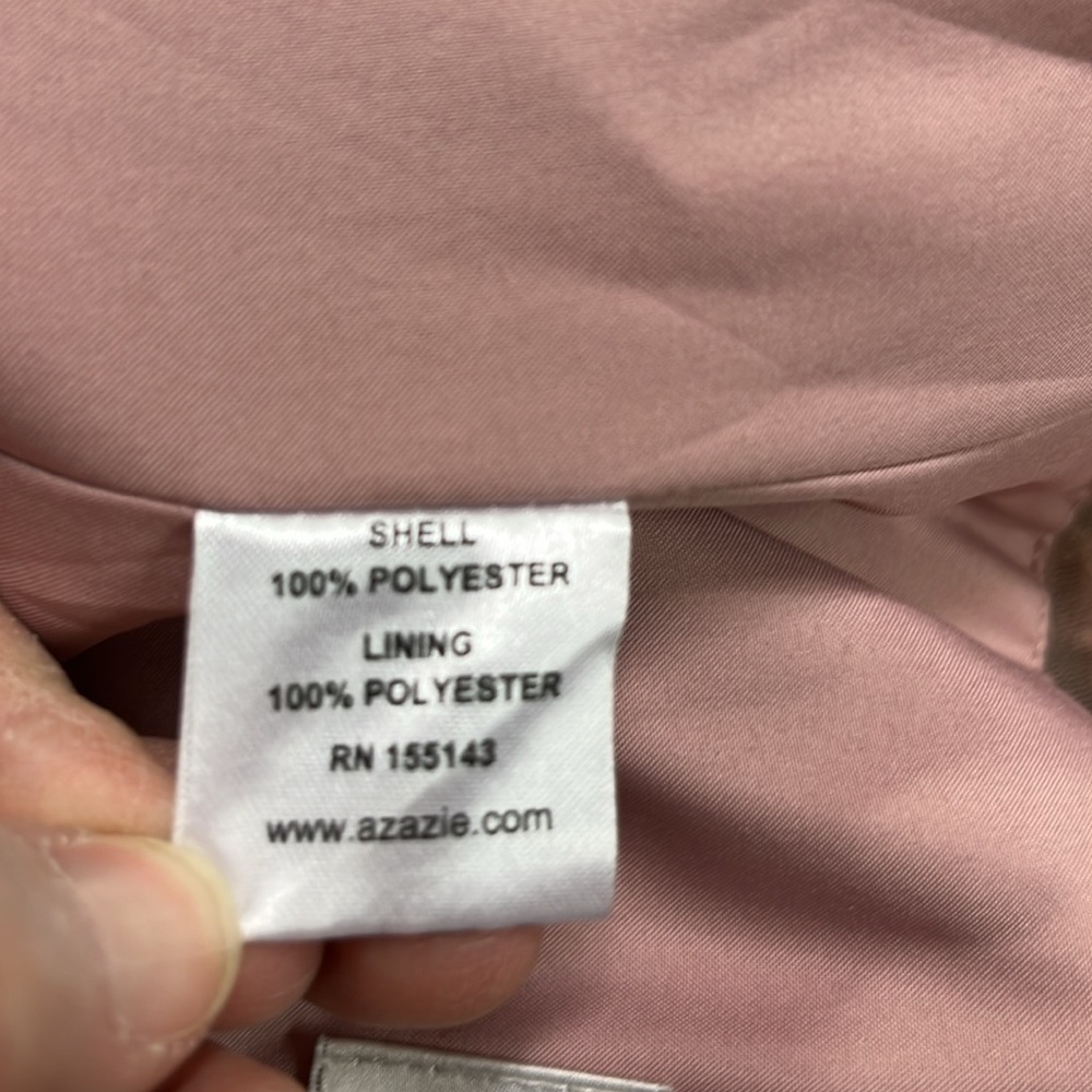 AZAZIE NWT "Libby" Mother/Aunt of the Bride Dusty Rose Bridesmaid/Prom Dress 6 - Picture 14 of 16